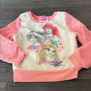 Disney Princess Pink and Cream Pullover